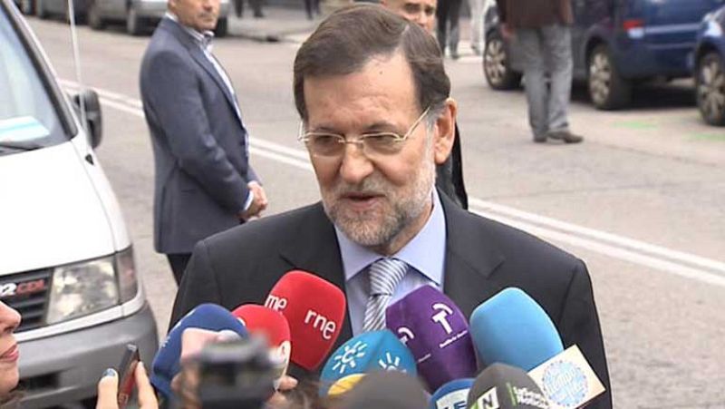 Rajoy visita al rey, que evoluciona satisfactoriamente