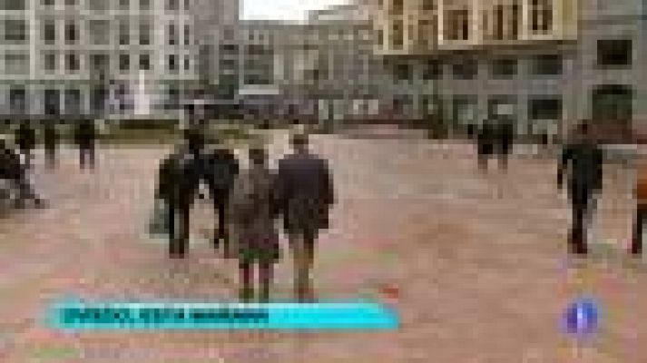 Telediario 1 - Alonso, pendiente del cielo en el GP de Brasil