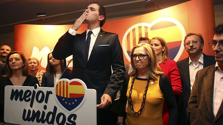 Telediario 1 - Ciutadans obtiene el mejor resultado de su historia y logra grupo propio en el Parlament