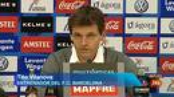 Telediario 1 - El Barça no cree que la liga esté decidida