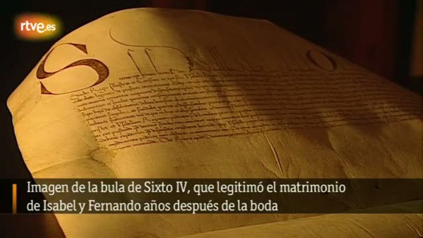 Imágenes de la bula de Sixto IV