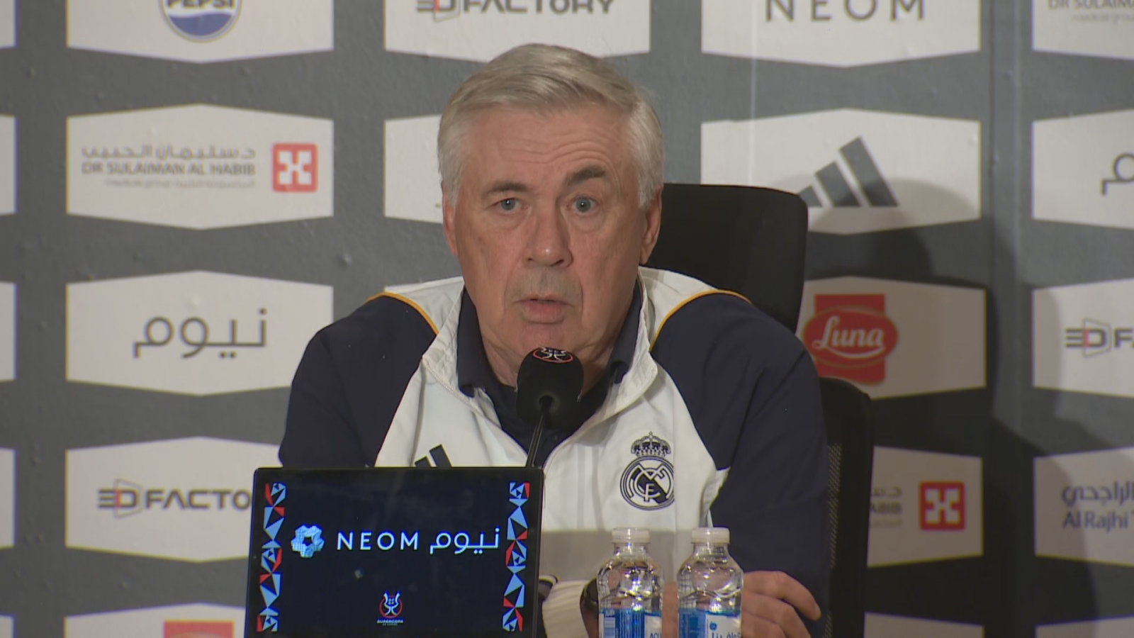 Ancelotti: "No puedo elegir un portero titular y un suplente"