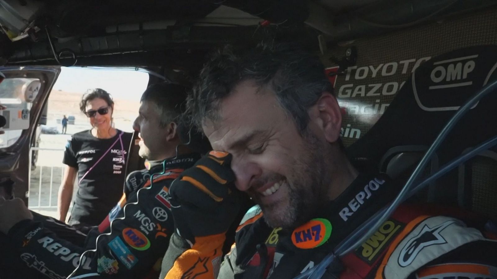 Dakar | Isidre Esteve llora de emoción al acabar la etapa | Ver