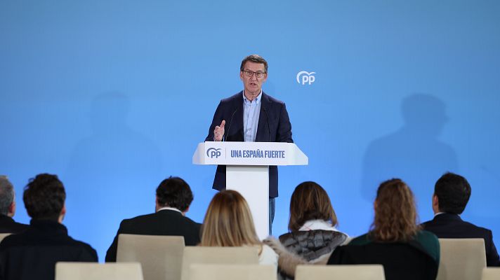 Telediario Fin de Semana - Feijóo anuncia una "ruta por la igualdad" por toda España