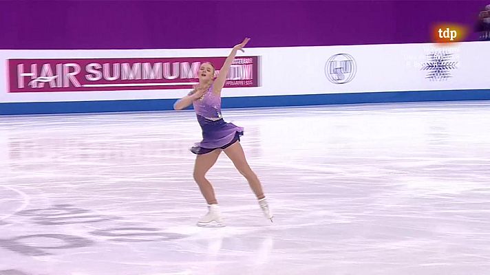 Patinaje sobre hielo - Campeonato de Europa. Libre femenino Grupo 3