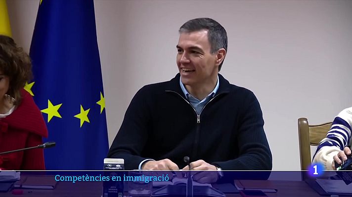 L'Informatiu - Pedro Sánchez dilueix les aspiracions de Junts en matèria d'immigració