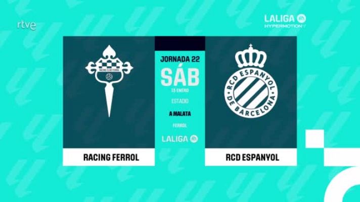 Resúmenes de LaLiga - Ferrol - Espanyol: resumen partido 22ª jornada Liga