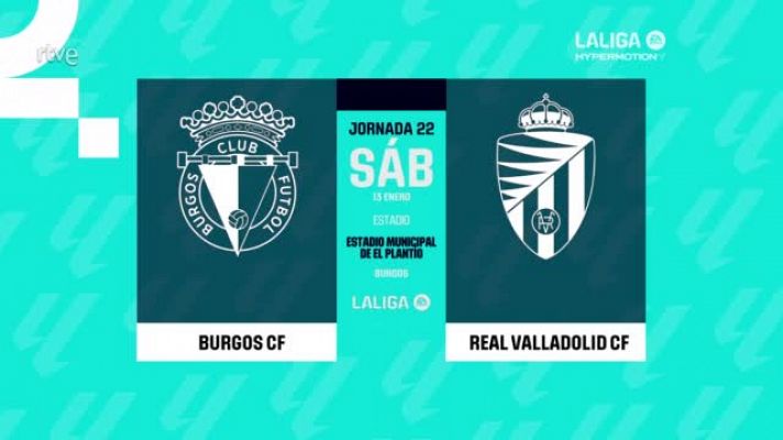 Burgos - Valladolid: resumen del partido 22ª jornada Liga | Segunda