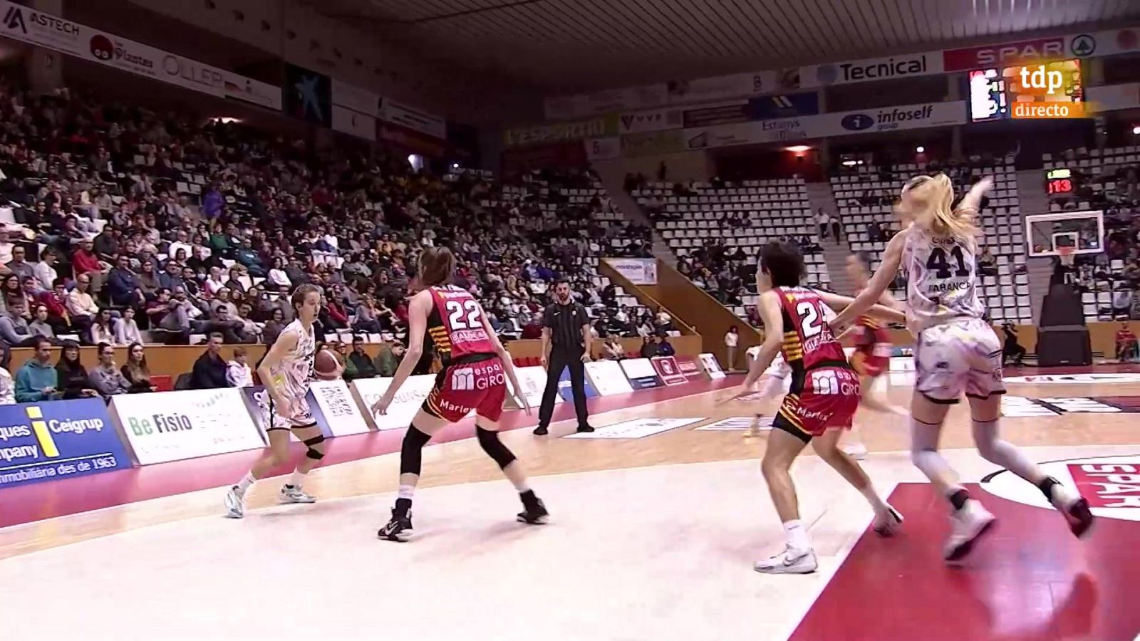 Baloncesto - Liga Endesa femenina. 17ª jornada: Spar Girona - Durán Maquinaria Ensino de Lugo - ver ahora