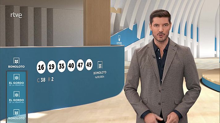 Loterías - Sorteo de la Bonoloto y El Gordo de la Primitiva del 14/01/2024
