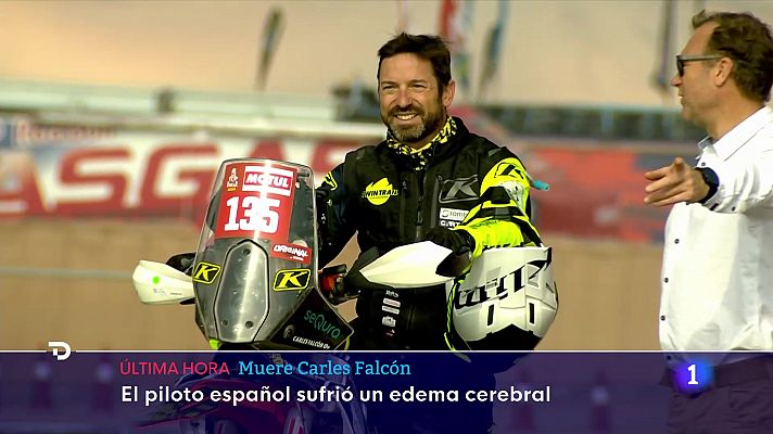 Telediario 1 - Muere Carles Falcón ocho días después de sufrir un accidente en el Dakar