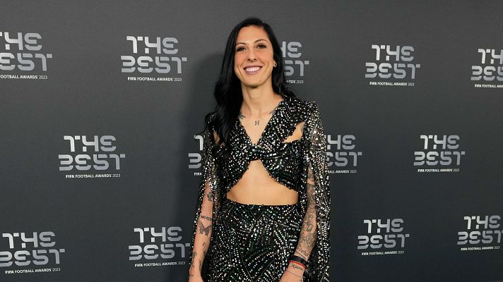 Fútbol - Jenni Hermoso: "Se están haciendo bien las cosas en España para que dos de las tres candidatas sean españolas"