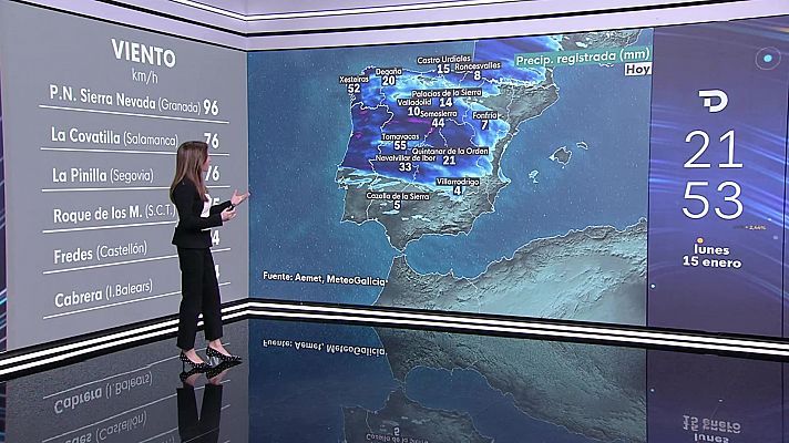 Aumento notable de temperaturas mínimas en amplias zonas de la Península