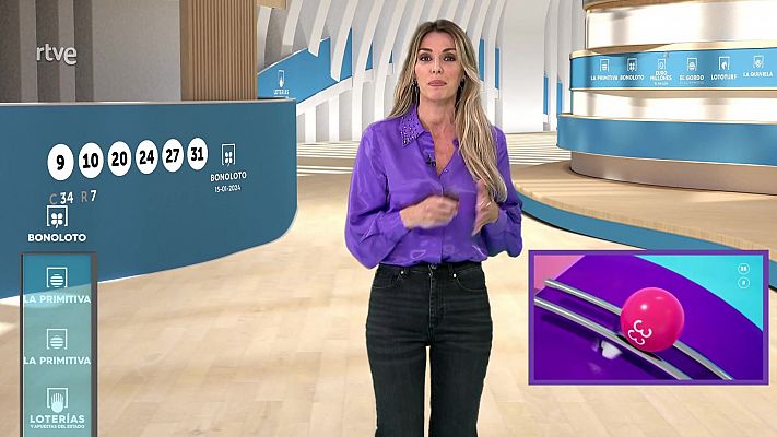 Loterías - Sorteo de la Bonoloto y Primitiva del 15/01/2024