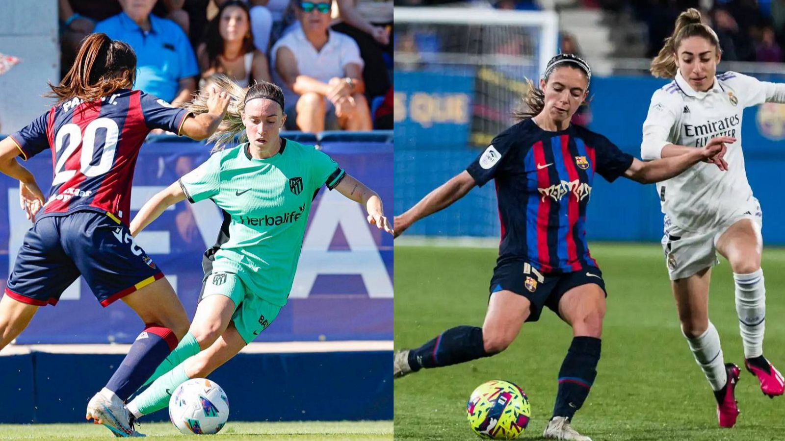 Supercopa femenina | Atlético-Levante y Barça-Madrid, las semis