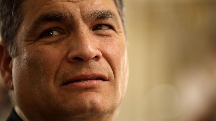 Rafael Correa, expresidente de Ecuador: "Se está recogiendo lo que se sembró"
