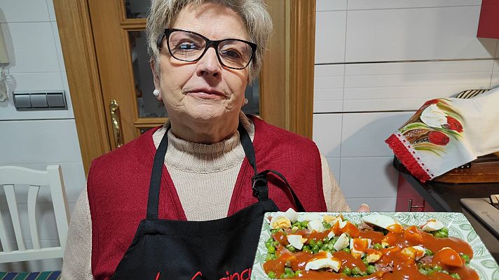 Mañaneros 360 - Receta de guisantes salteados con jamón y cebolleta