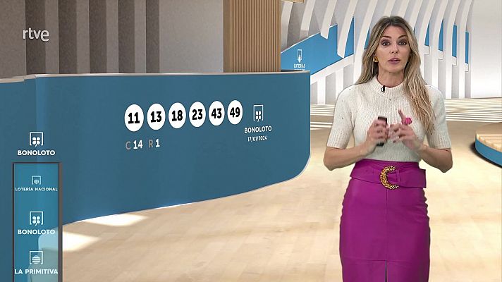 Loterías - Sorteo de la Bonoloto del 17/01/2024