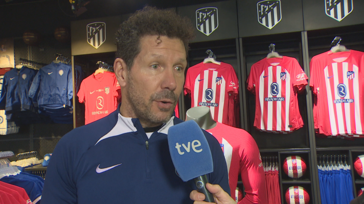 Copa del Rey - Simeone, a TVE sobre el pasillo: "Nuestra gente es lo primero, a nuestra gente se la respeta"