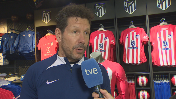 Simeone, a TVE sobre el pasillo: "Nuestra gente es lo primero, a nuestra gente se la respeta"