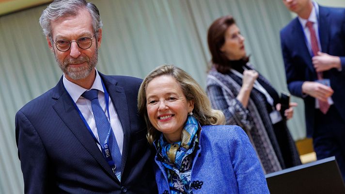 Telediario 1 - Calviño se estrena en Davos como presidenta del Banco Europeo de Inversiones