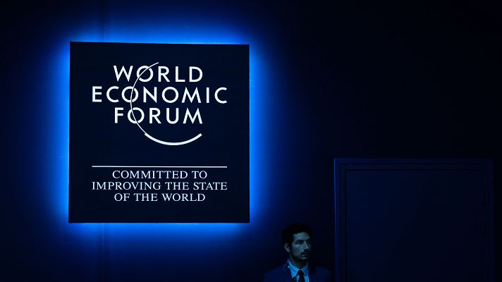 Telediario 2 - Foro de Davos: líderes políticos y empresariales abordan los grandes retos de la economía