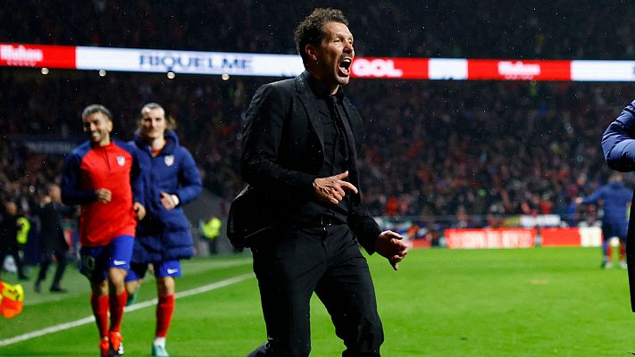 Simeone: "Antoine hizo un golazo extraordinario, de los mejores que le he visto"