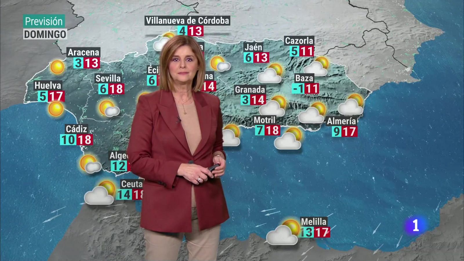 El tiempo en Andalucía - 19/01/2024: Noticias Andalucía - Programa informativo en RTVE Play