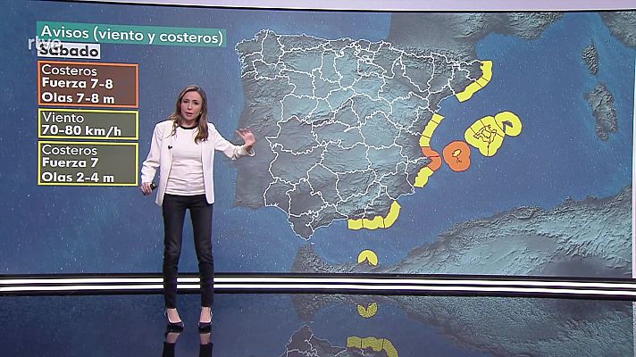 Descenso acusado de las temperaturas en la mitad norte peninsular y Baleares