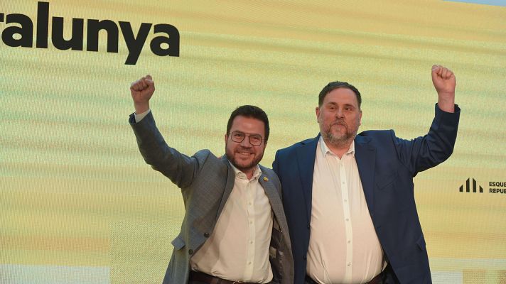Telediario Fin de Semana - Aragonès, candidato en las elecciones catalanas con el aval de Junqueras