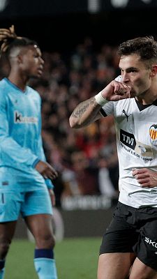 Valencia - Athletic Club: resumen del partido de la 21ª jornada