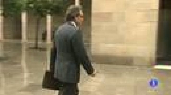 Telediario 1 - Primeras negociaciones en Cataluña