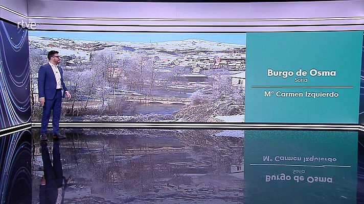 El tiempo - Aumento notable de las temperaturas en áreas del extremo norte peninsular, si bien aún se esperan heladas significativas en  los sistemas Central e Ibérico y este de la meseta Norte