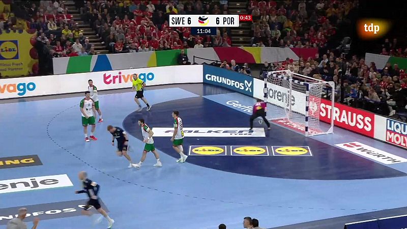 Balonmano - Campeonato de Europa Masculino. Main Round: Suecia - Portugal - ver ahora