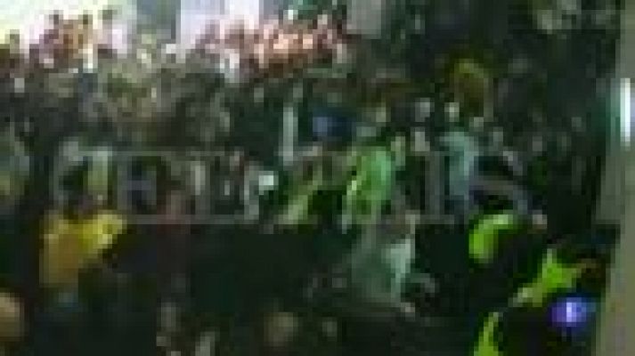 Telediario 1 - Nuevas imágenes del Madrid Arena