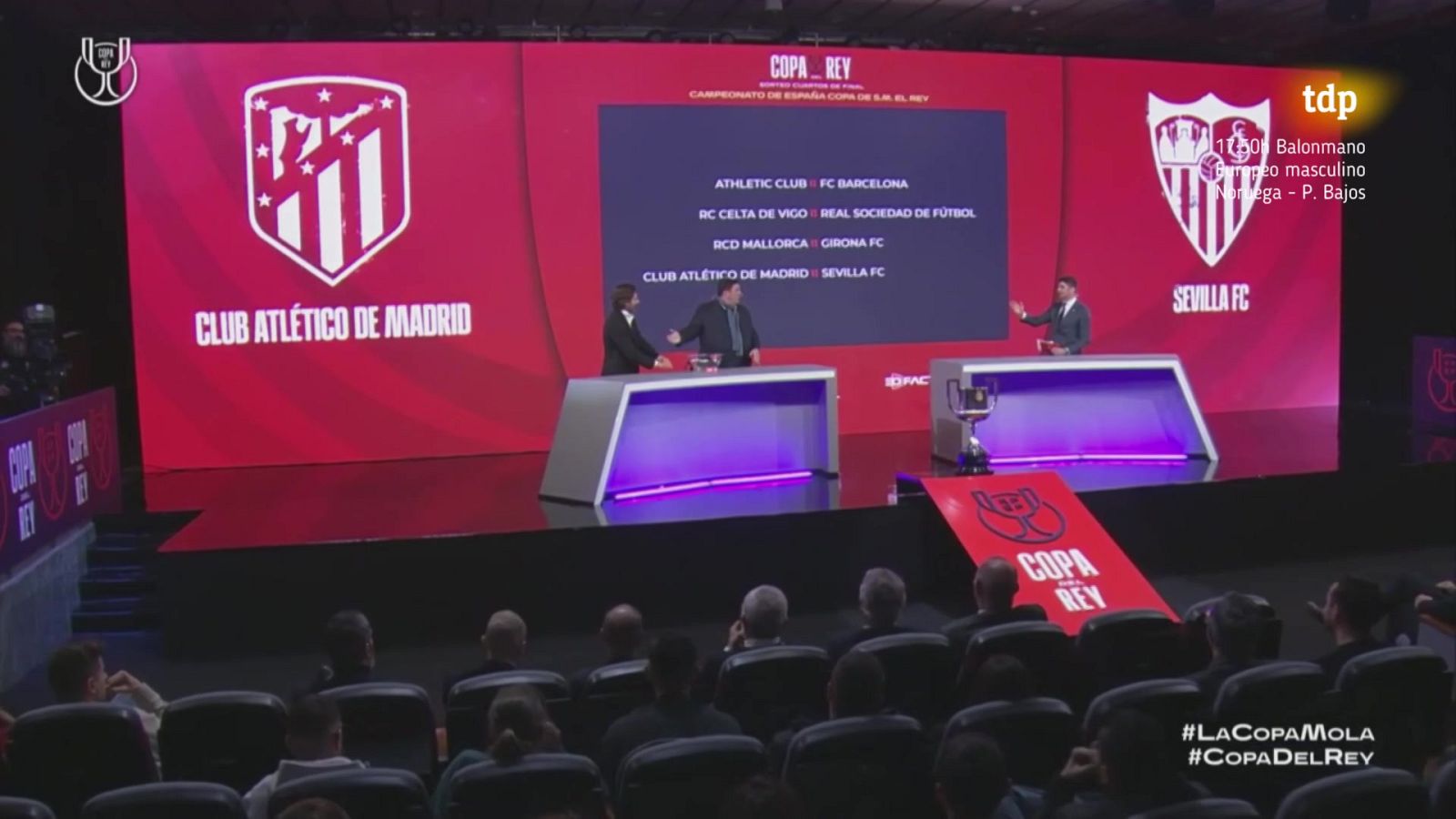 Sorteo Copa del Rey  - ver ahora