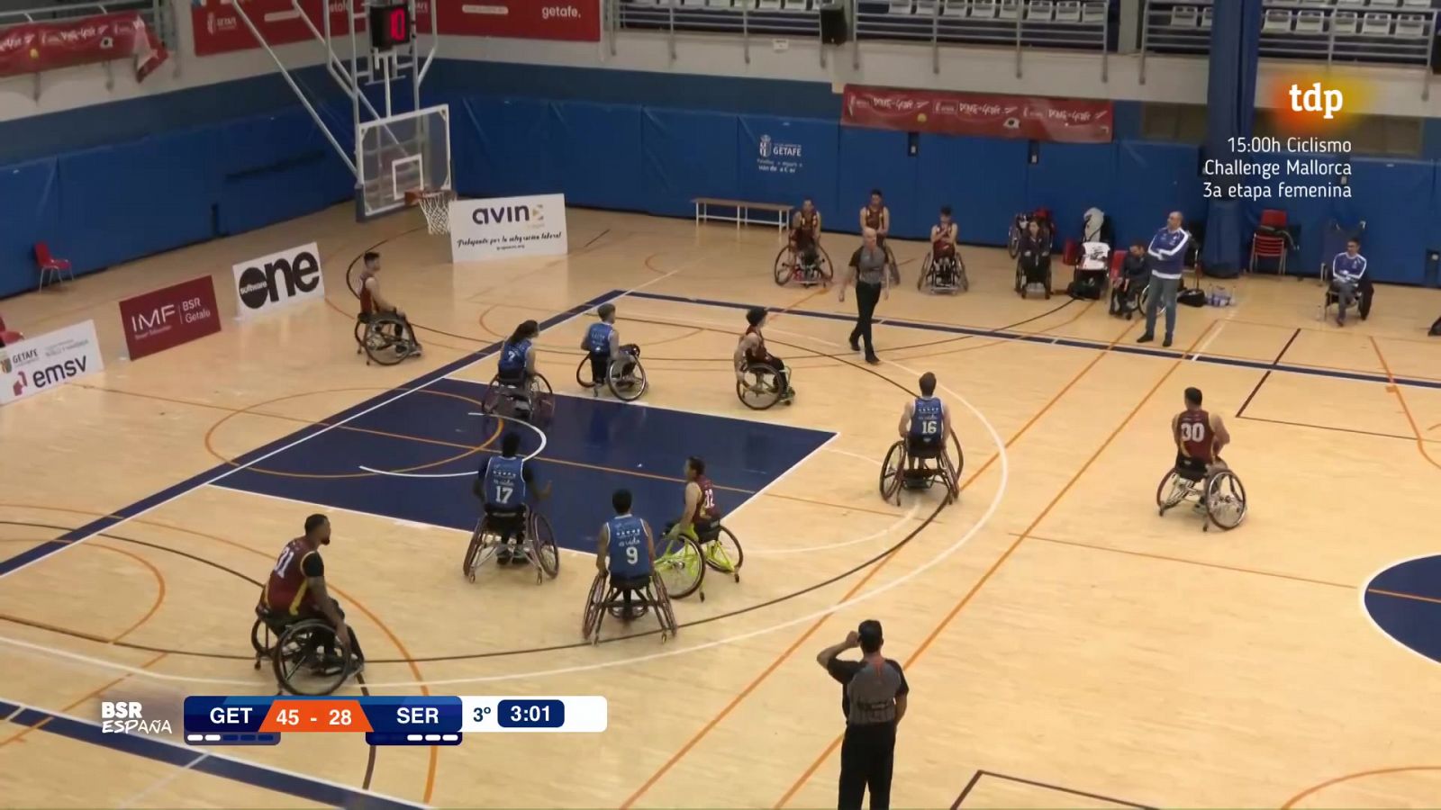 Baloncesto en silla de ruedas - Liga División de Honor 12a jornada: IMF Getafe BSR - Servigest Burgos - ver ahora