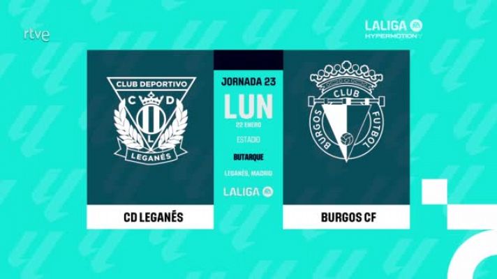 Leganés - Burgos resumen partido de la 23ª jornada