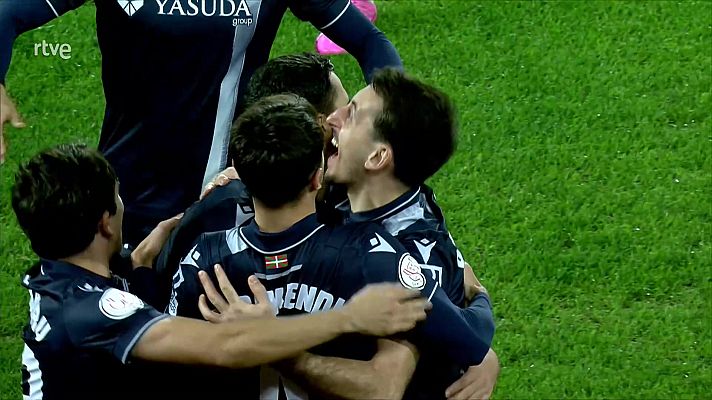 Copa del Rey - La Real no espera ni un minuto para adelantarse ante el Celta en Copa