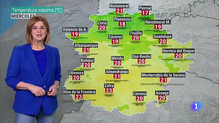 El tiempo en Extremadura - 24/01/2024