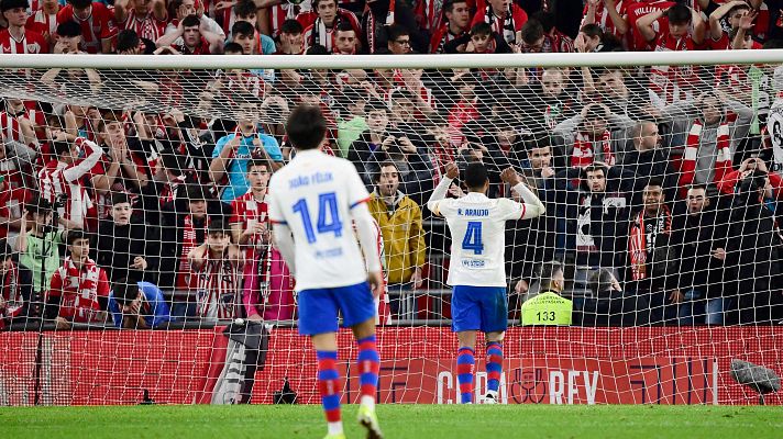 Araujo: "Quizás tuvimos que ser más inteligentes en el tercer gol del Athletic"