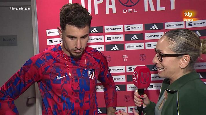Copa del Rey | Giménez, a TVE sobre el penalti: "Fue clarísimo que (Barrios) tocó la pelota"