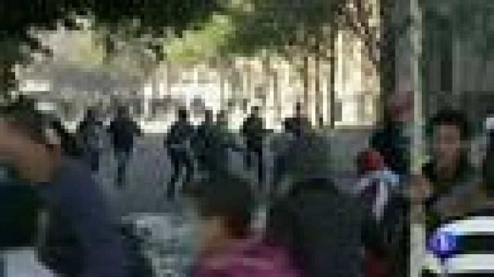 Telediario 1 - Protestas en Egipto