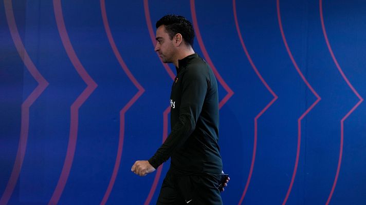 Telediario 1 - Xavi: "Me queda menos que más en el Barça"