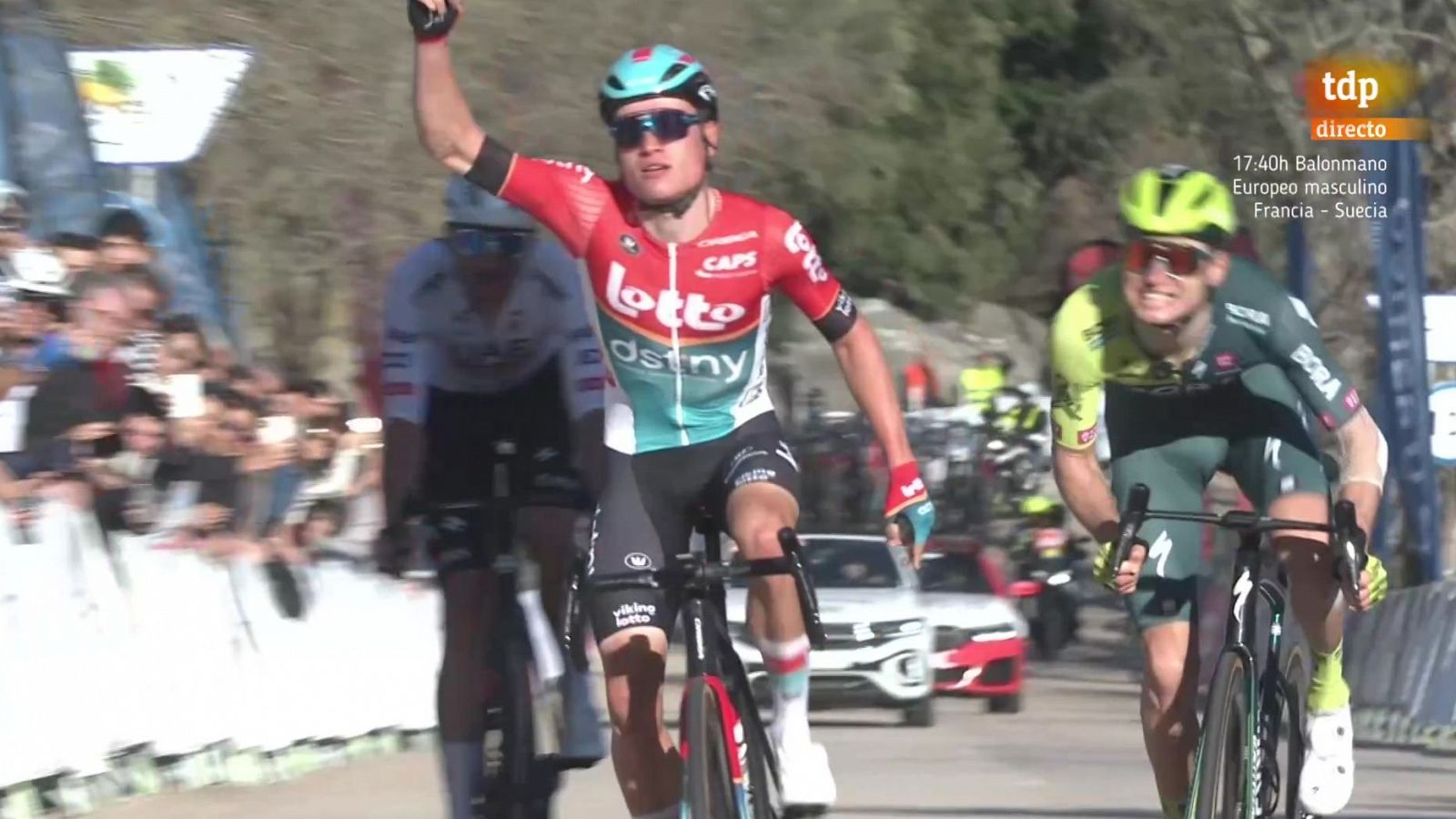 El joven Lennert Van Eetvelt logra imponerse a Vlasov y McNulty en la Challenge de Mallorca