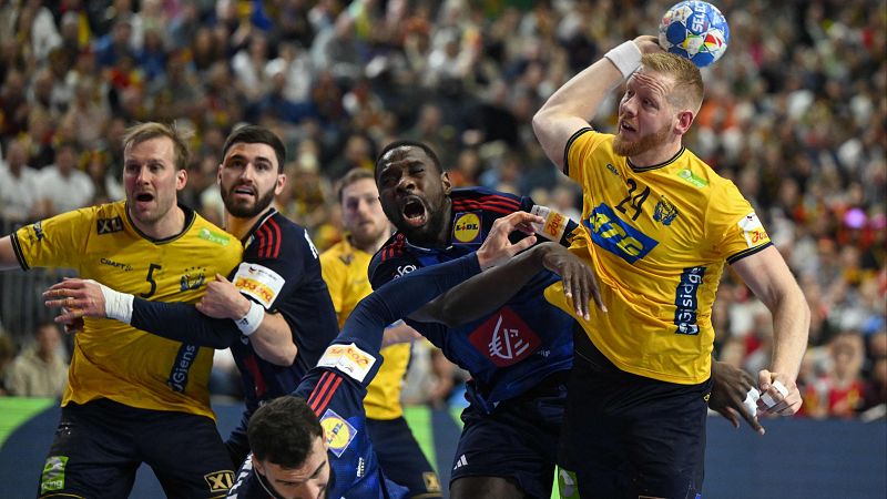 Balonmano - Campeonato de Europa masculino. 1 Semifinal: Francia - Suecia - ver ahora