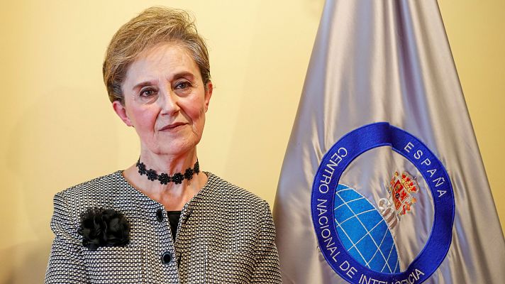 Telediario 2 - La exdirectora del CNI declara ante el juez como investigada por el espionaje a Aragonès con Pegasus