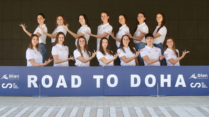 Telediario 2 - El equipo español de natación sincronizada, a Doha 2024