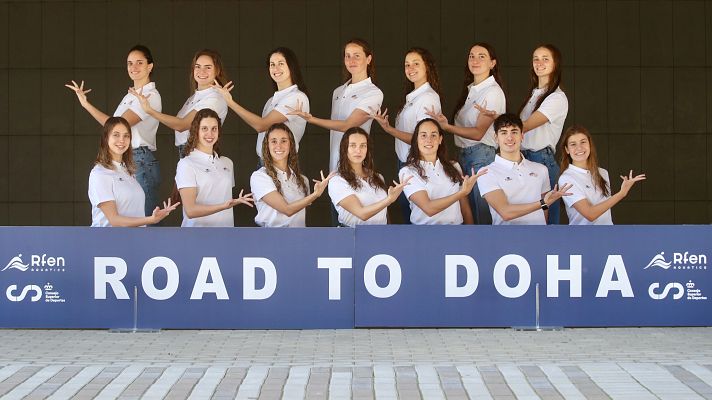 El equipo español de natación sincronizada, a Doha 2024