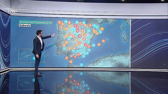 Temperaturas elevadas para la época en gran parte del país